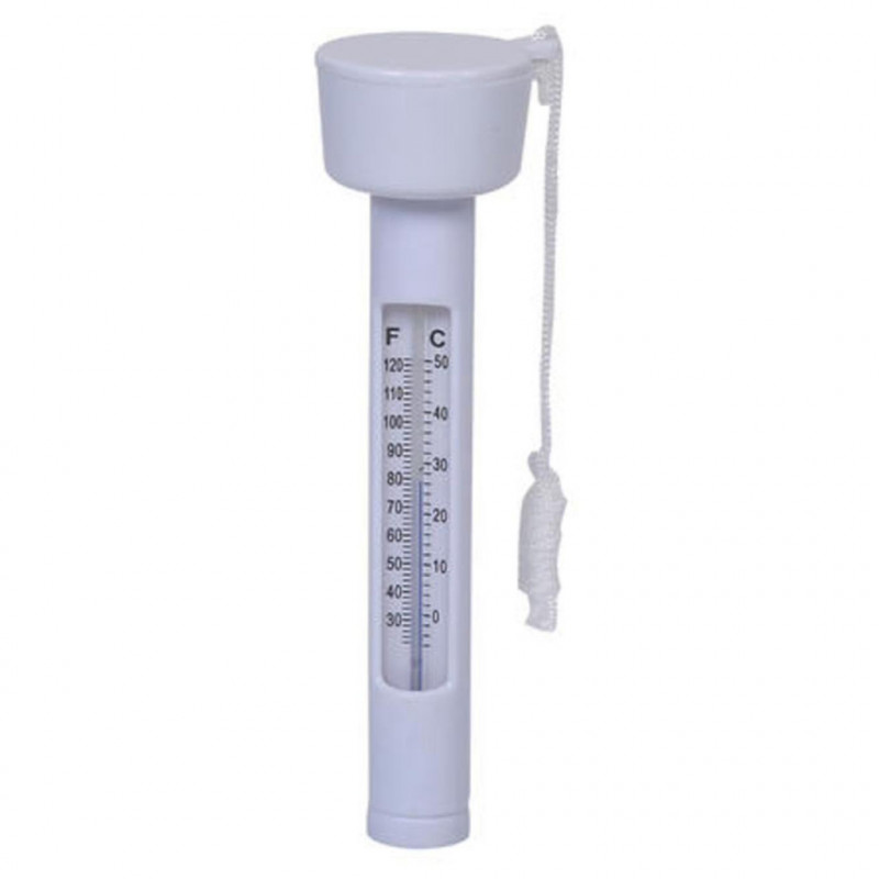 Thermomètre plastique extérieur blanc