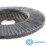 Disque à lamelles inclinées Zirconium Ø125mm - Grain 80 - RB 48024 YX HERMES