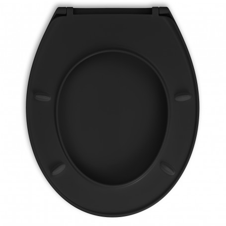 Abattant WC pvc noir Essential