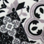 Tapis absorbant BOSTON Carreaux Ciment noir/blanc 50x80cm