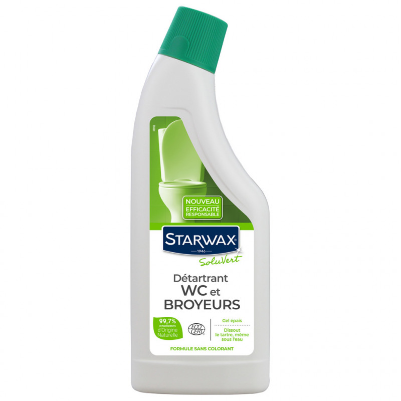 Détartrant en gel pour WC et broyeurs Soluvert 750ml STARWAX