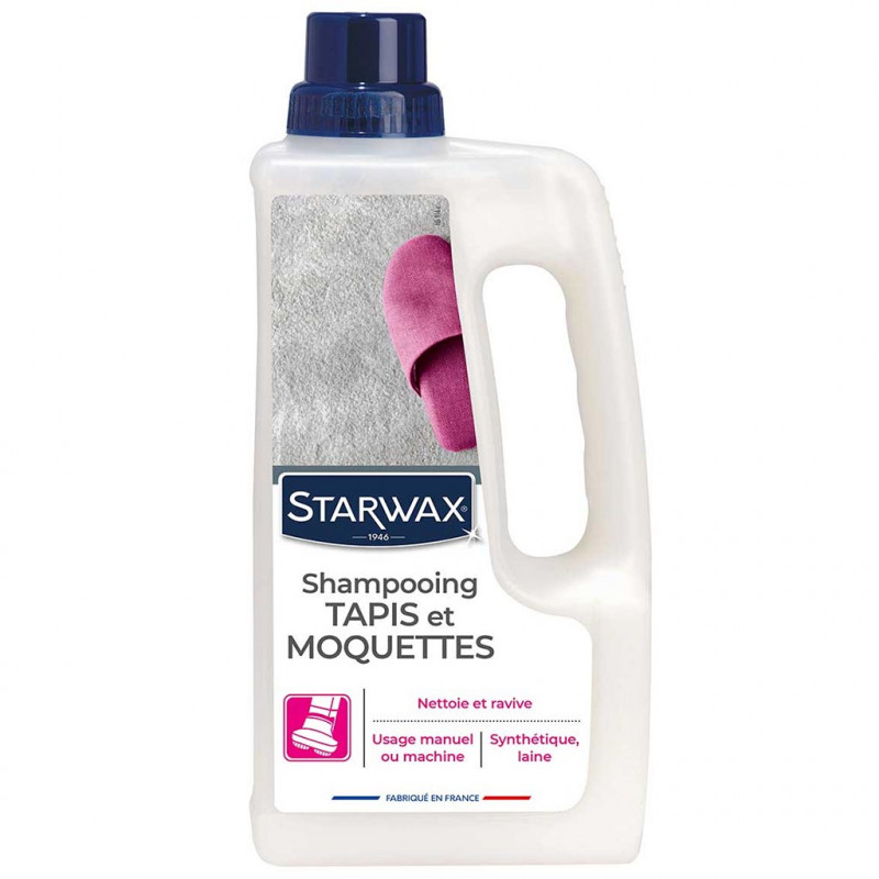 Shampooing raviveur pour tapis et moquettes 1L STARWAX