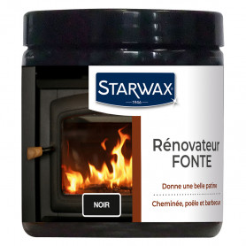 Rénovateur fonte pour poêle et cheminée 200ml STARWAX Rénovateur fonte pour poêle et cheminée 200ml STARWAX
