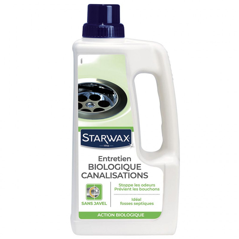 Entretien biologique pour canalisations 1L STARWAX