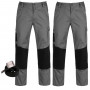 Lot de 2 Pantalons de travail multi-poches KAVIR gris-noir + Ceinture KAPRIOL