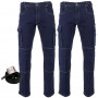 Lot de 2 Pantalons Jeans BARIL bleu LMA + Ceinture KAPRIOL