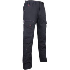 Lot de 2 Pantalons de travail BASALTE noir LMA + Ceinture KAPRIOL Lot de 2 Pantalons de travail BASALTE noir LMA + Ceinture KAPRIOL