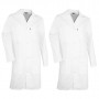 Lot de 2 Blouses 100% coton PALETTE blanc LMA