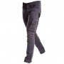 Lot de 2 Pantalons jeans multipoche JOBC gris charbon RICA LEWIS + Ceinture KAPRIOL