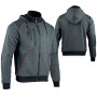 Sweat zippé à capuche et col montant JUMPER gris FACOM