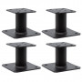 Lot de 4 Pieds de poteau fixes finition noire PPA100PB SIMPSON