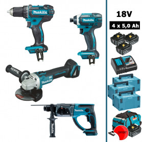 Combopack 12V (2x1,5 ah) perceuse et visseuse à chocs - MAKITA CLX224X