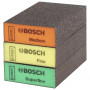 Lot de 3 éponges abrasives Expert Standard BOSCH