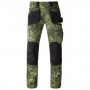 Pantalon de travail SLICK camouflage vert KAPRIOL