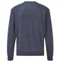 Sweat-shirt bleu chiné classique FR622160 ACTION WEAR