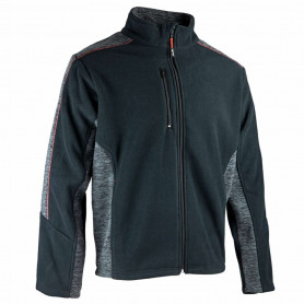 Veste polaire bicolore POLAR noir/gris LMA Veste polaire bicolore POLAR noir/gris LMA