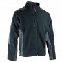 Veste polaire bicolore POLAR noir/gris LMA