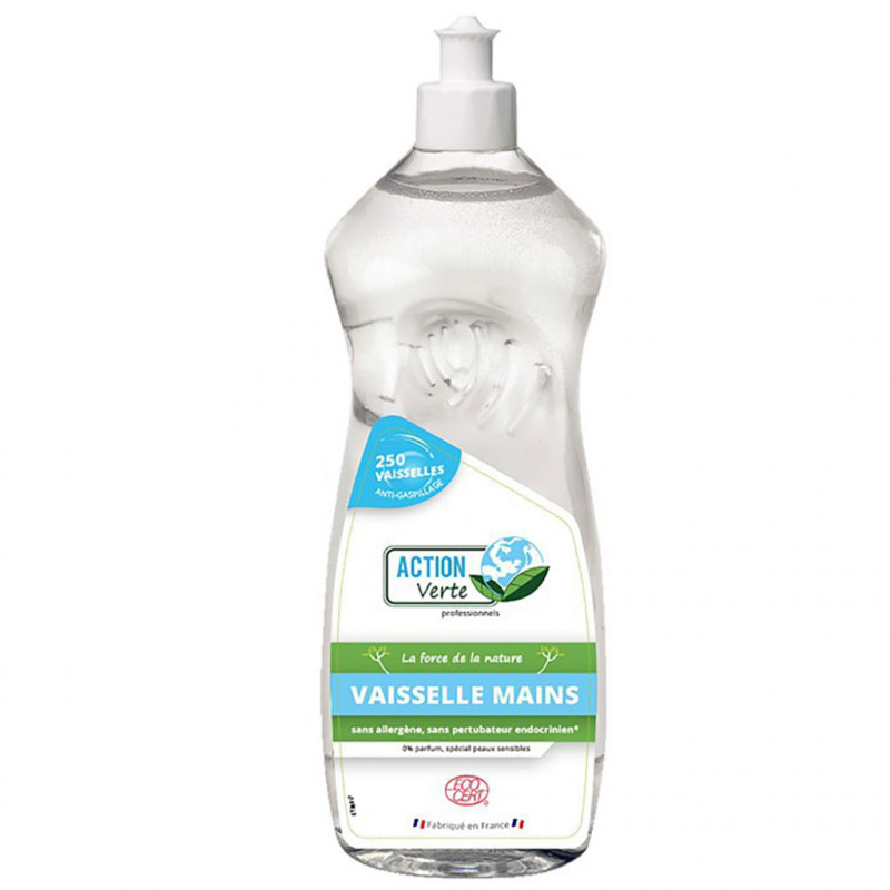 Pack : Détartrant WC gel 750ml + Spray gel nettoyant dégraissant 750ml +  Liquide vaisselle ultra concentré 1L ACTION VERTE
