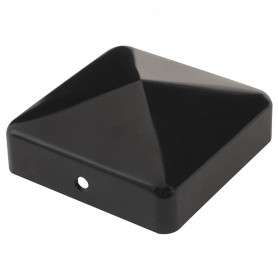 Chapeau pyramide pour poteau bois - Finition noire CABOCHON 70PB SIMPSON Chapeau pyramide pour poteau bois - Finition noire CABOCHON 70PB SIMPSON