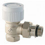 Corps thermostatisable équerre de robinet de radiateur - FM union 1/2 SOMATHERM