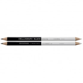 Crayon universel Cellugraph Noir / Blanc x2 LYRA Crayon universel Cellugraph Noir / Blanc x2 LYRA