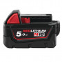 Pack Milwaukee 6 outils 18V : M18 FPD2-0 + M18 FID2-0 + M18 FSAG125X-0 + M18 FSZ-0 + M18 CCS55-0 + M18 TLED-0 + 2 batt 5Ah + sac