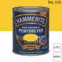 Peinture fer Direct sur Rouille RAL 1018 Jaune zinc brillant 0,75L HAMMERITE