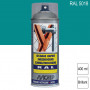 Peinture aérosol RAL 5018 Bleu turquoise brillant 400ml MOTIP