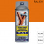 Peinture aérosol RAL 2011 Orangé foncé brillant 400ml MOTIP