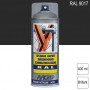 Peinture aérosol RAL 9017 Noir signalisation brillant 400ml MOTIP