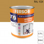 Peinture professionnelle Antirouille Fersob RAL 1024 Jaune ocre brillant 0,75L SOB PEINTURES