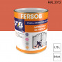 Peinture professionnelle Antirouille Fersob RAL 2012 Orangé saumon brillant 0,75L SOB PEINTURES
