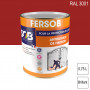 Peinture professionnelle Antirouille Fersob RAL 3001 Rouge de sécurité brillant 0,75L SOB PEINTURES
