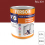 Peinture professionnelle Antirouille Fersob RAL 3011 Rouge brun brillant 0,75L SOB PEINTURES