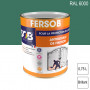 Peinture professionnelle Antirouille Fersob RAL 6000 Vert platine brillant 0,75L SOB PEINTURES