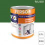 Peinture professionnelle Antirouille Fersob RAL 6001 Vert émeraude brillant 0,75L SOB PEINTURES