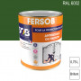 Peinture professionnelle Antirouille Fersob RAL 6002 Vert feuillage brillant 0,75L SOB PEINTURES