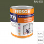 Peinture professionnelle Antirouille Fersob RAL 6003 Vert olive brillant 0,75L SOB PEINTURES