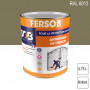 Peinture professionnelle Antirouille Fersob RAL 6013 Vert jonc brillant 0,75L SOB PEINTURES