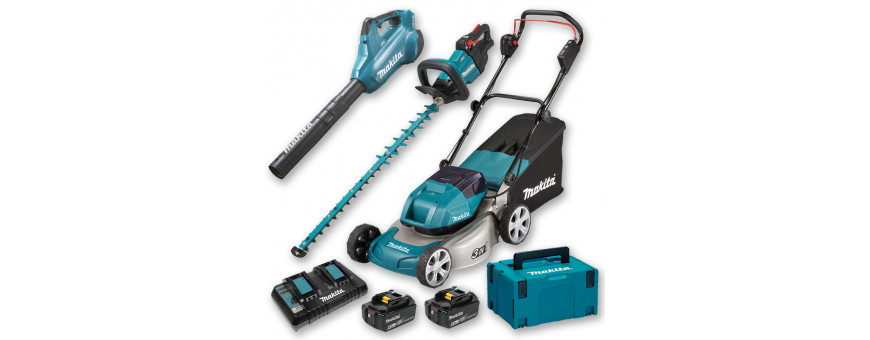 Pack d'outils jardin à moteur