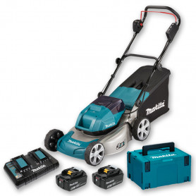 Tondeuse 36V (2x18V) 46 cm DLM460PG2 + 2 batt 6Ah + Coffret MAKITA Tondeuse 36V (2x18V) 46 cm DLM460PG2 + 2 batt 6Ah + Coffret MAKITA