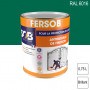 Peinture professionnelle Antirouille Fersob RAL 6016 Vert turquoise brillant 0,75L SOB PEINTURES