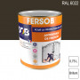 Peinture professionnelle Antirouille Fersob RAL 6022 Olive brun brillant 0,75L SOB PEINTURES