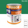 Peinture professionnelle Antirouille Fersob RAL 6032 Vert de sécurité brillant 0,75L SOB PEINTURES