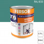 Peinture professionnelle Antirouille Fersob RAL 6033 Turquoise menthe brillant 0,75L SOB PEINTURES