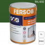 Peinture professionnelle Antirouille Fersob RAL 6002 Vert feuillage brillant 3L SOB PEINTURES