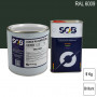 Peinture professionnelle PU ANTICO bi-composant RAL 6009 Vert sapin 1Kg (laque + durcisseur) SOB PEINTURES