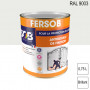 Peinture professionnelle Antirouille Fersob RAL 9003 Blanc de sécurité brillant 0,75L SOB PEINTURES