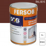 Peinture professionnelle Antirouille Fersob RAL 8015 Marron brillant 3L SOB PEINTURES
