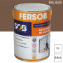 Peinture professionnelle Antirouille Fersob RAL 8025 Brun pâle brillant 3L SOB PEINTURES
